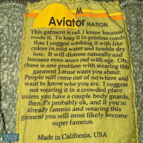 Aviator Nation Bolt Zip Hoodie Camo Lightning Graphic Full Zip Sweatshirt Med - Picture 12 of 16